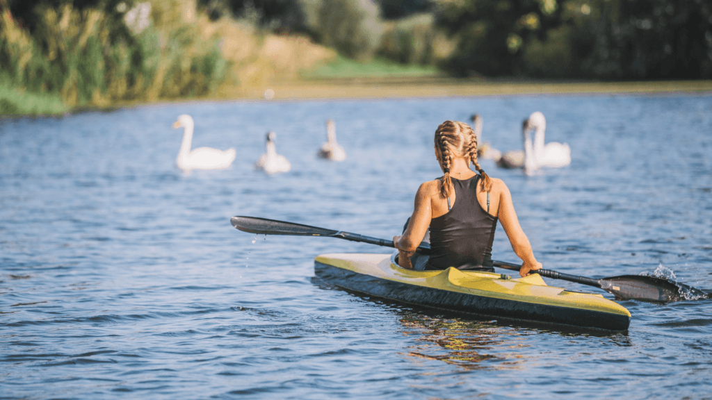 Kayak in swan river 